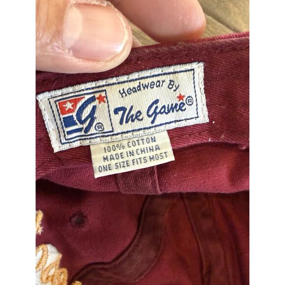 Vintage The Game Mens Red NCAA Minnesota Golden Gophers Adjustable Strapback Hat - Picture 9 of 9